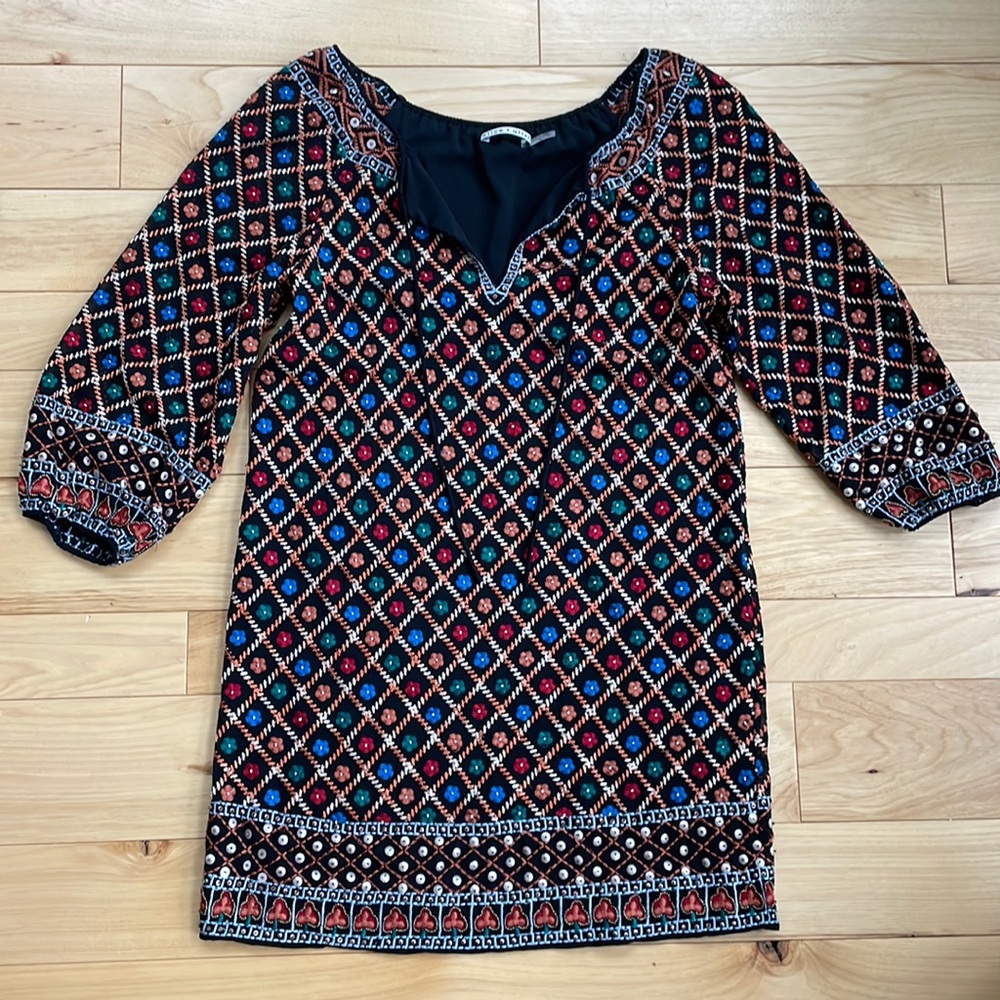 Alice + Olivia Beaded Boho Gillian Dress